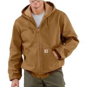 Carhartt Brown Cotton Duck Jacket Thermal Lined